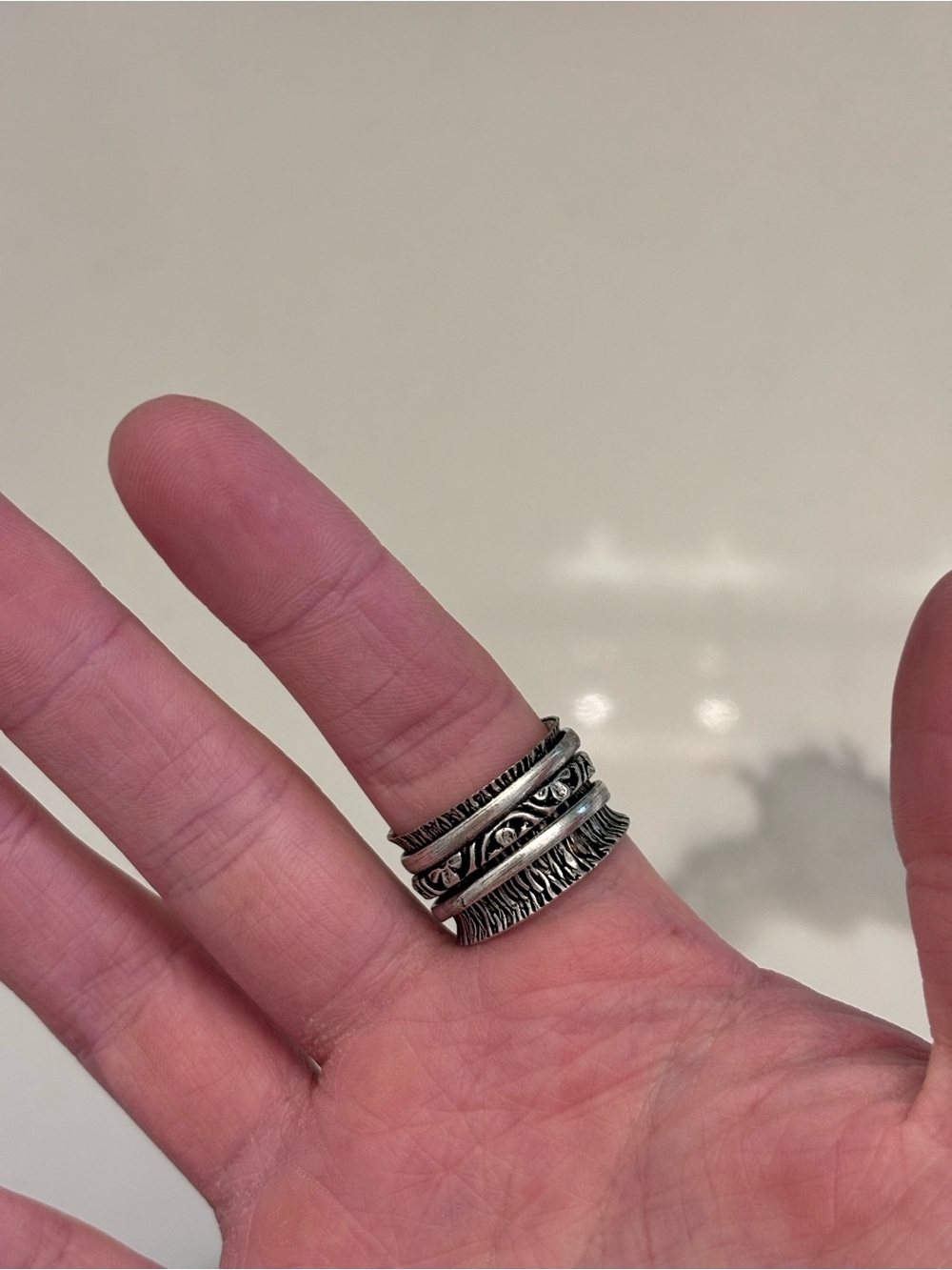 Silver Fidget Ring - Picture 5 of 5